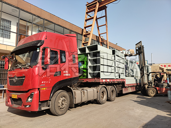 四立方主機，時產15噸生產線，發往江蘇連云港