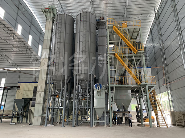 干粉砂漿設備如何選擇廠房場地？